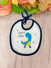 Blue Happy Baby Bib